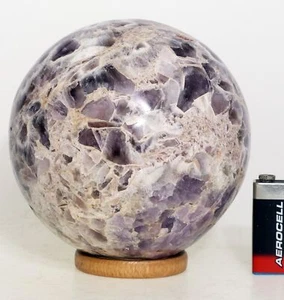 KAme10 Chevron bola amatista Madagascar D 115 mm 2320 g - Imagen 1 de 4