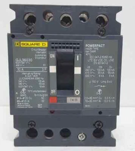 SQUARE D GJL36030 POWERPACT 30A 3 POLIG 480V SCHUTZSCHALTER - Bild 1 von 9