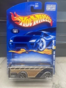 2001 Hot Wheels Coleccionista #181 Surfin' School Bus Azul W/ Cromo Pr5 Rayos - Imagen 1 de 1