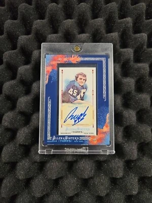 2011 Topps Allen Ginter SSP Rudy Ruettiger On Card Autograph Rare Nr.Mint+ Auto - Image 1 of 4