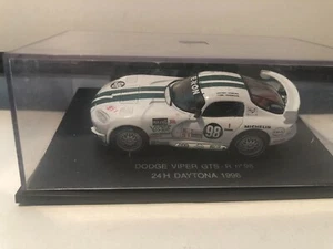 1/43 ADLER RACE DODGE VIPER GTS-R #98 24 H DAYTONA 1996 WEISS & GRÜNE STREIFEN - Bild 1 von 4
