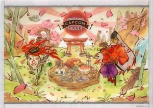 Okami Cafe Amaterasu, Waka A4 Size Plastic Folder Capcom - Picture 1 of 1