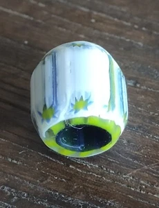 Perle Chevron Millefiori Murano Venise Rare - Imagen 1 de 10