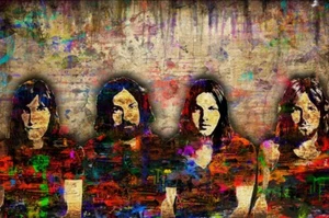 PINK FLOYD 24x36in Poster 2, David Gilmour Roger Waters Art Free Shipping - Picture 1 of 3