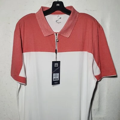 Camisa polo de golf Head para hombre XXL naranja 1/4 cremallera manga corta nueva con etiquetas  Foto 1 de 4