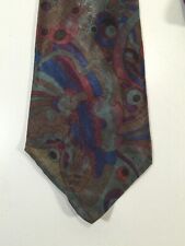 Vintage Johnny Carson Tie - Novelty Multi-Colored Pattern - 3 7/8" Wide