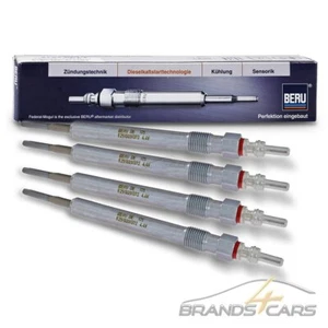 4x BERU GLÜHKERZE FÜR AUDI A1 A3 A4 A5 A6 A8 Q3 Q5 SEAT IBIZA SKODA OCTAVIA TDI - Bild 1 von 4