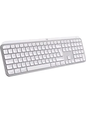 Logitech® MX Keys S for Mac Wireless Keyboard Bluetooth UK QWERTY MacBook iMac - Image 1 of 4