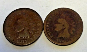 1875 & 1876 INDISCHE CENTS (2677) - Bild 1 von 2