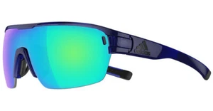 ADIDAS AD06 75 4500 L ZONYK AERO CRYSTAL BLUE SHINY SUNGLASSES LST MIRROR LENSES - Bild 1 von 5