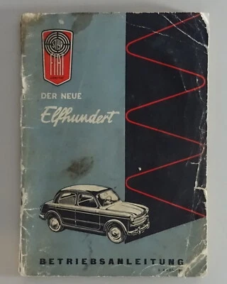 Manuale Operativo Steyr Fiat 1100 / Elfhundert Tipo 103 Edizione 12/1954 - Immagine 1 di 4