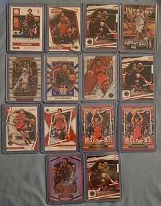 Lote de 14 tarjetas de novato de Scottie Barnes que incluyen paralelos/insertos de Raptors - Imagen 1 de 1