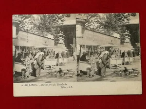 CPA AU JAPON - Marché prés du Temple de Tokio LL n°11 - Imagen 1 de 2