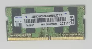 16GB DDR4 3200 SoDIMM Samsung laptop RAM module Lenovo 5M30Z71647 - Bild 1 von 2