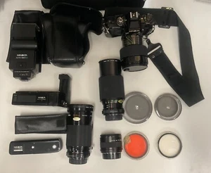 Pre-Owned Minolta X-700 Camera w/Multiple Lens, Case, and Filters - Picture 1 of 15