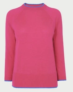 lk bennett Bernice Pink Wool-Blend Jumper size XS uk 8 immnaculate condition - Picture 1 of 4