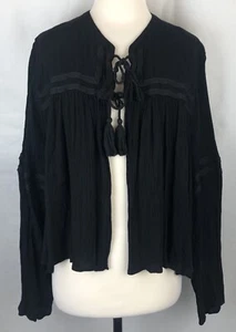 Ripcurl long sleeved black top size 16 - Picture 1 of 2