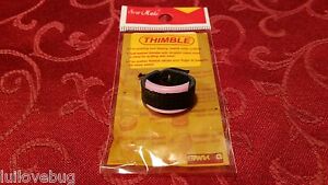 Leather Ring Thimble Quilting Sewing Notions Adjustable  Small Medium Large 