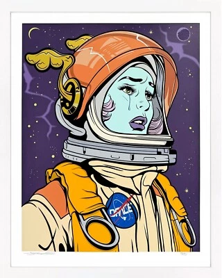 D*Face "Space Cadet" 2025 | Serigrafía firmada a mano | 33x27" enmarcada | GallArt Foto 1 de 3