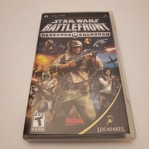 PSP PlayStation Portable Star Wars Battlefront Renegade Squadron completo - Foto 1 di 3