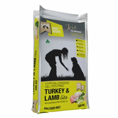 Meals For Mutts Dog Lite Turkey Lamb Hypoallergenic Gluten Free Food 20kg - image 1 of 4