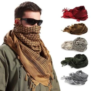 Schal Araber Shemagh Keffiyeh Desert Halstuch Tuch Baumwolle - Bild 1 von 17