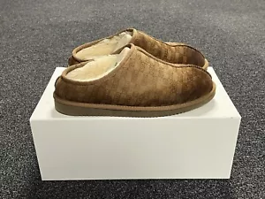 Kith Kithmas Monogram Shearling Slippers Loft Men's EU Men's Size 44 - Picture 1 of 5