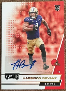 Autographe Playoff 2020 Rookie Error #270 Harrison Hunter Bryant Cleveland Browns - Photo 1/3