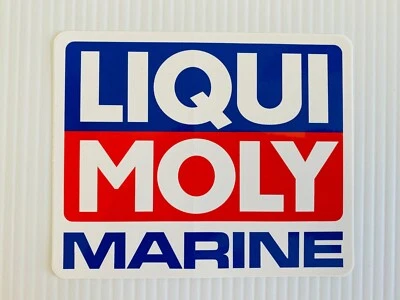Liqui Moly Lubricants Marine Sticker Blue Red 5in Square Foto 1 de 3