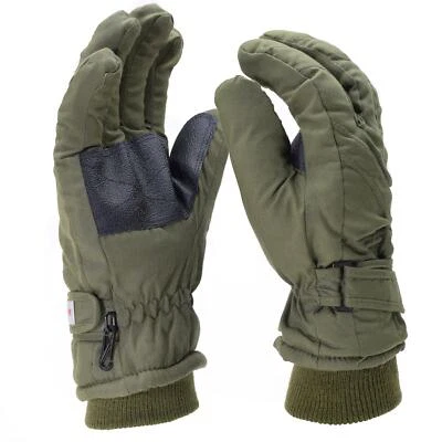 Guantes Mil-Tec Hombres Cálidos THINSULATE™ Forro Verde Oliva Invierno Hombres Equipo Táctico Foto 1 de 4