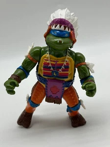 1992 Wild West Chief Leo- Teenage Mutant Ninja Turtles TMNT  Figure Playmates - Picture 1 of 8