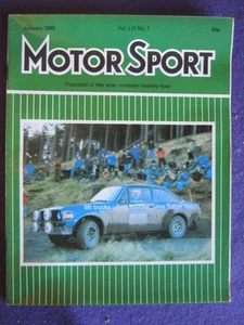 MOTORSPORT - Jan 1980 vol 56 # 1 - Picture 1 of 1