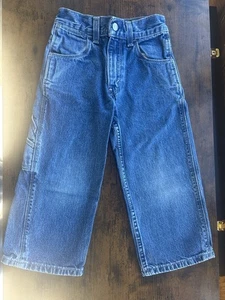 Levi’s Kids Carpenter Jeans Blue Denim Size 4 Classic Carpenter Style Boys Girls - Picture 1 of 5