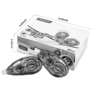 12er Pack Vobou Whiteout Korrekturband einfach zu bedienender Applikator Neu im Karton - Bild 1 von 5