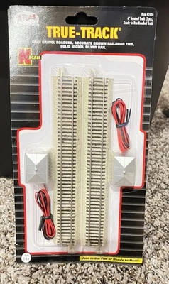 Atlas N Scale TRUE TRACK ITEM #2406 6” Terminal Track (2pcs) New - Image 1 of 2