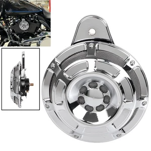 Chrome Speaker Horn Cover For Harley Electra Tour Glide Ultra Limited Softail - Foto 1 di 16