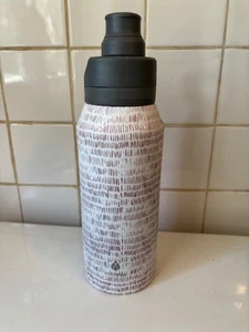 Manna Water Bottle Jumbo Stainless Steel 32 Fl Oz White w/Grey and Purple Design - Picture 1 of 6