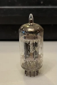 Amperex 12AX7 ECC83 Bugle Boy Foil Getter Tube TESTED - Picture 1 of 8