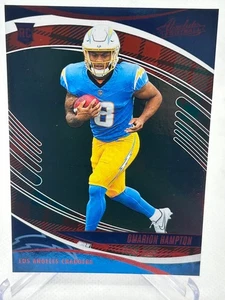 Tarjeta de novato Panini Absolute Omarion Hampton 2024 RC #– Los Angeles Chargers - Imagen 1 de 1