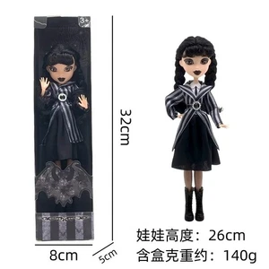 Monster High School Adams poupée mercredi avec robe noire gothique - Photo 1/1