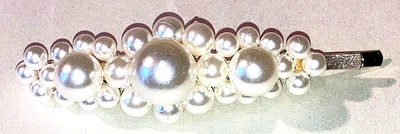 • CORREA DE PERLAS DE IMITACIÓN • ¡BONITO! • Foto 1 de 3