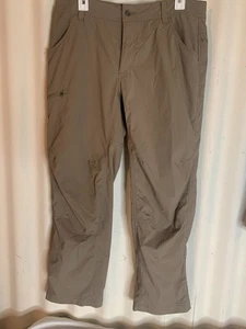 Marmot Pants Mens 34 X30 Tan Nylon Lightweight Hiking - Picture 1 of 8