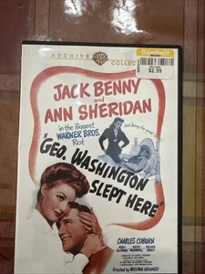 George Washington Slept Here (DVD, 1942)  Jack Benny, Ann Sheridan - Picture 1 of 3