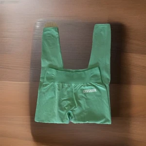 Gymshark Leggings Donna Verde Rosa Bordo Yoga Esercizio Corsa Ritagliato XS - Foto 1 di 7