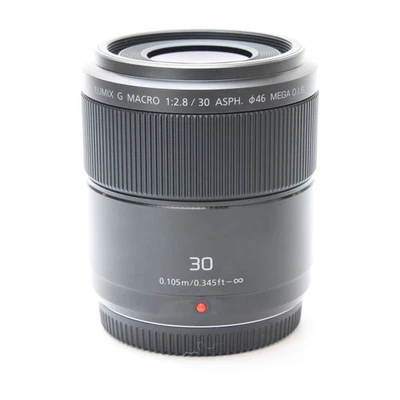 Panasonic Lumix G Macro 30mm F/2.8 ASPH. MEGA O.I.S. (MFT) -Near Mint-#153 - Image 1 of 4