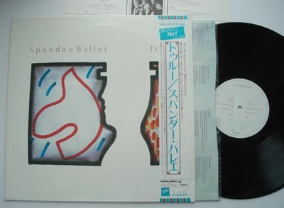 SPANDAU BALLET True NM- CHRYSALIS original embossed vinyl LP Japan w/OBI insert - Image 1 of 4
