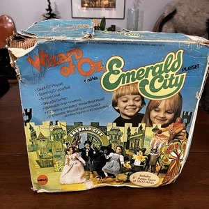 1974 Vintage Wizard of Oz And His Emerald City Playset Orig BOX ONLY - Picture 1 of 4