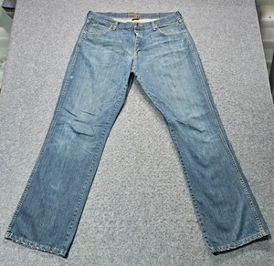 Wrangler Blue Denim Bootcut Jeans Herren Gr. 36 x 36 - Bild 1 von 10