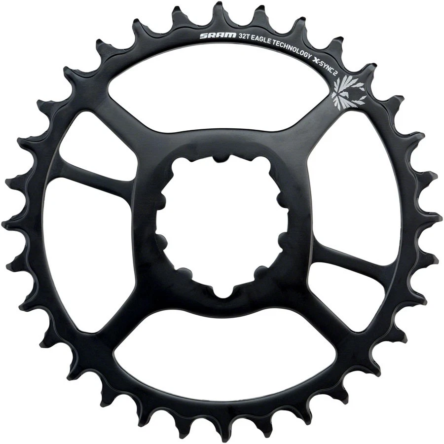 SRAM X-sync 2 Steel Eagle Chainring 34t Direct Mount 6mm Offset Black