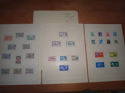 nigeria colección de sellos con bisagras como nuevos Foto 1 de 4